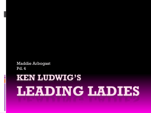 Ken Ludwig*s Leading Ladies