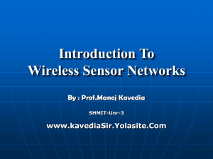 Wireless Sensor Network - SYEJ