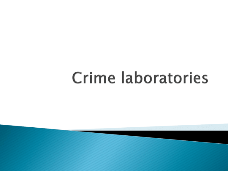 Who Maintains The Largest Crime Lab In The World