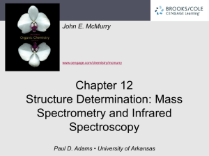Mass Spectrometry and Infrared Spectroscopy