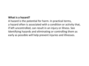 What is a job hazard analysis?