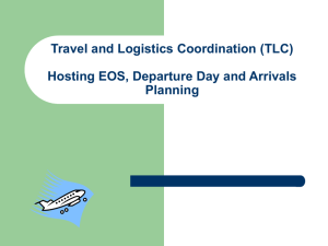 Travel and Logistics Coordination
