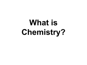 What is Chemistry