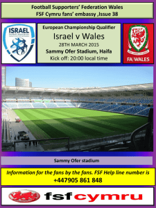 The FSF Cymru booklet for the game is now available