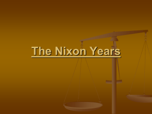 The Nixon Years - Sayreworldcultures