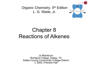 Reactions of Alkenes