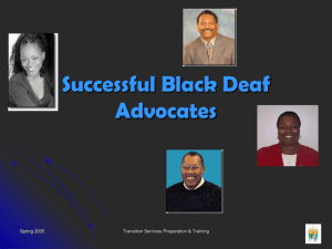 Successful Deaf Black People