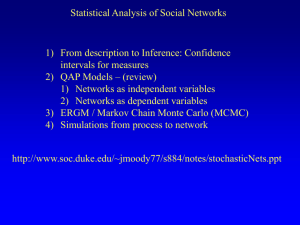 Statistical Models of Social Networks