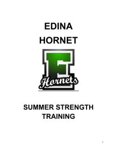 summer strength training