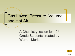 Gas Laws PowerPoint Lesson