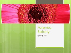 Forenisc Botany