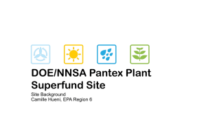 DOE/NNSA Pantex Plant Superfund Site - CLU-IN