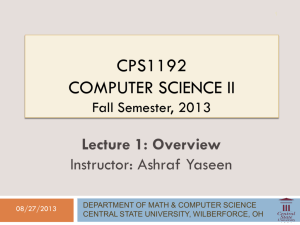 Lect1-intro - ODU Computer Science