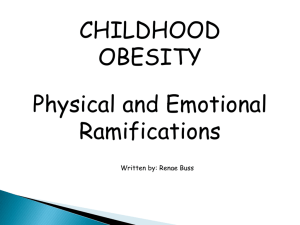 childhood obesity: meeting the school wellness policy goals