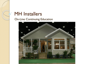 MH Installers - Wisconsin Housing Alliance