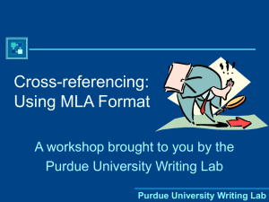 Using MLA Format - University of Hawaii