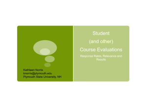 Student (and other) Course Evaluations