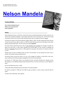 Nelson Mandela continues to be a defining symbol of how one man
