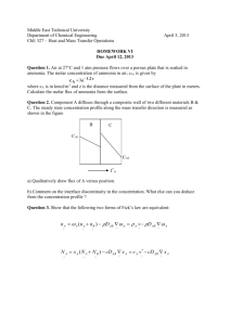 Homework 6—Due Date: April 12 th , 2013