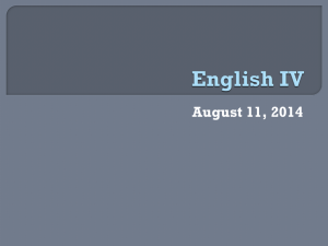 AP English Language - Breathitt County Schools