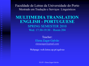 Power Point 3 - Universidade do Porto