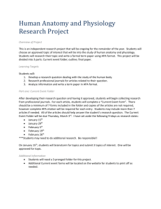 Current Event Research Project Info/ Forms