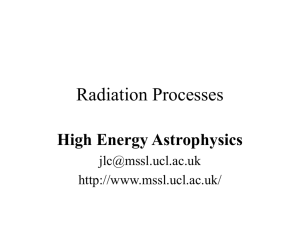 Absorption and Radiation Processes
