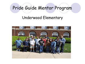 Pride Guide Mentor Program
