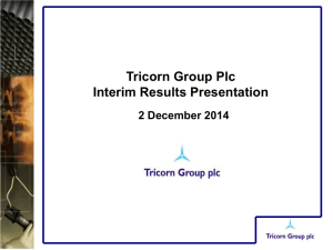 H1 2014/15 - Tricorn Group plc