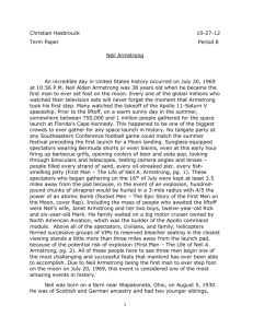 Christian Hasbrouck 10-27-12 Term Paper Period 8 Neil Armstrong