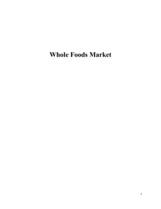 Whole Foods Market Paper