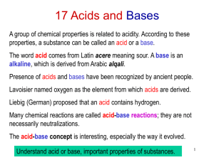 15 Acids and Bases