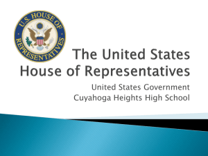U.S. House of Representatives - Cuyahoga Heights School District