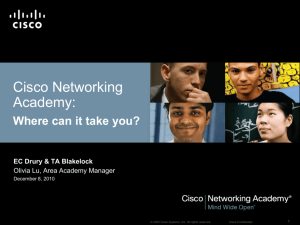 Cisco Academy Description