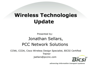 Wireless Technologies Update