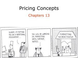 Pricing Concepts