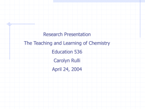 Education 535 Research Presentation
