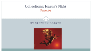 Collections: Icarus*s Flight