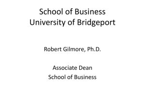 UB Business Shcool Curriculum Presentation