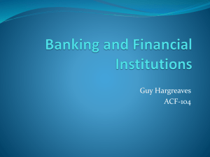 Banking and FIs 2