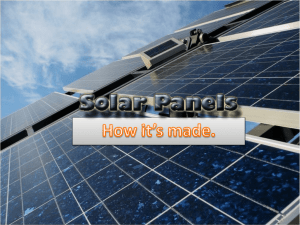 Solar Panels - TDSB School Websites