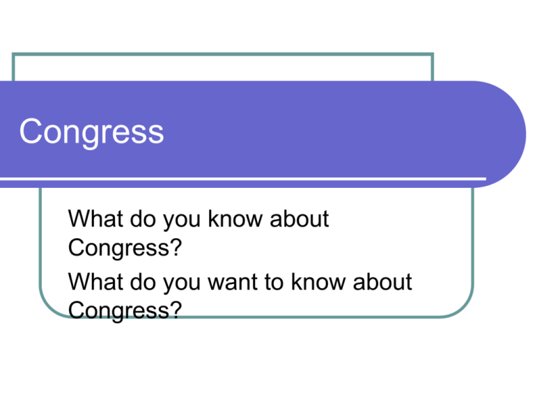 congress