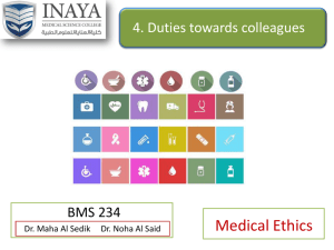 Introduction to medical ethics