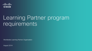 Learning Partner Program Requirements