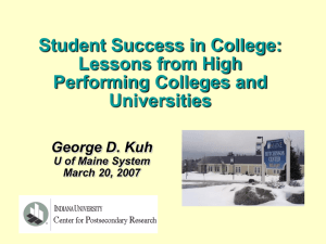 Slide 1 - Maine's Public Universities