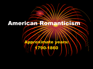 American Romanticism - Copley
