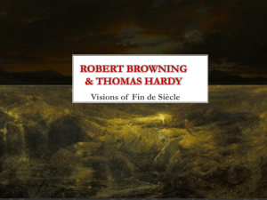 Robert Browning & Thomas Hardy