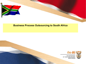BPO Generic Presentation - South Africa