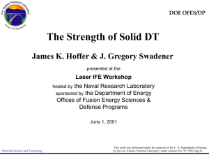 ppt - Fusion Energy Research Program