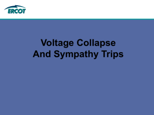 Voltage Collapse and Sympathy Trips 2014 OTS